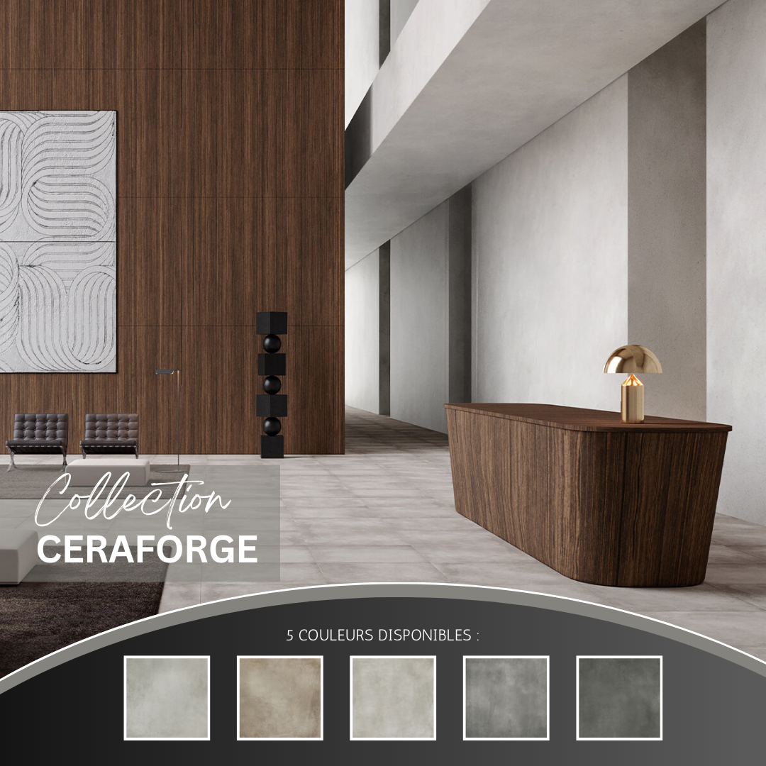 Ceraforge collection - céramique effet béton