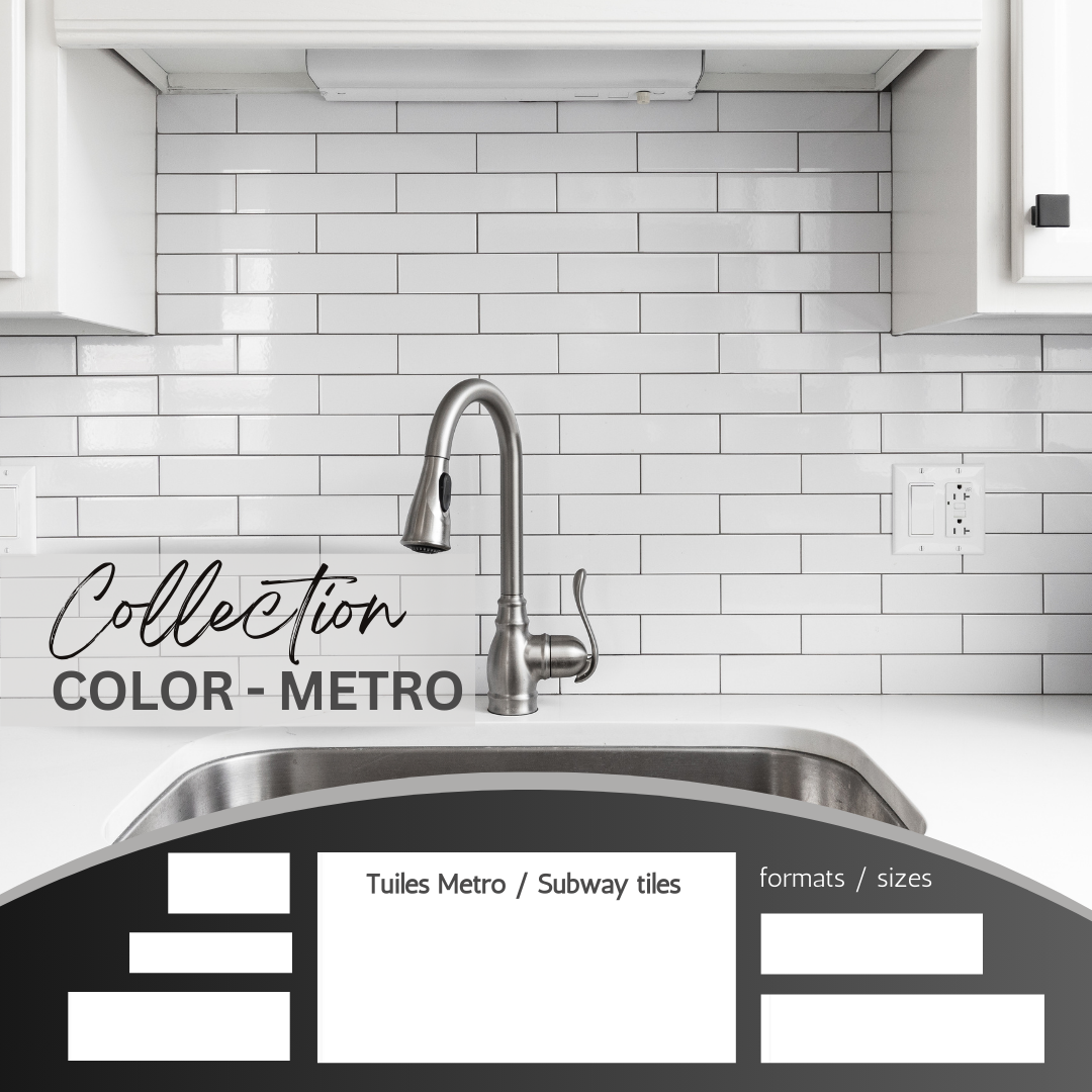 Metro color collection - tuile murale