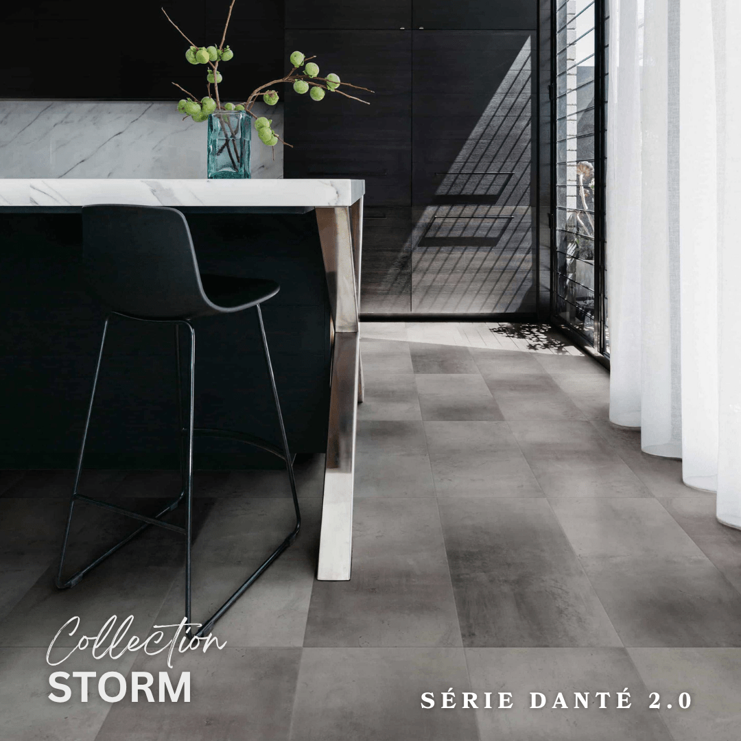 Danté 2.0 - storm spc vinyl tile floor