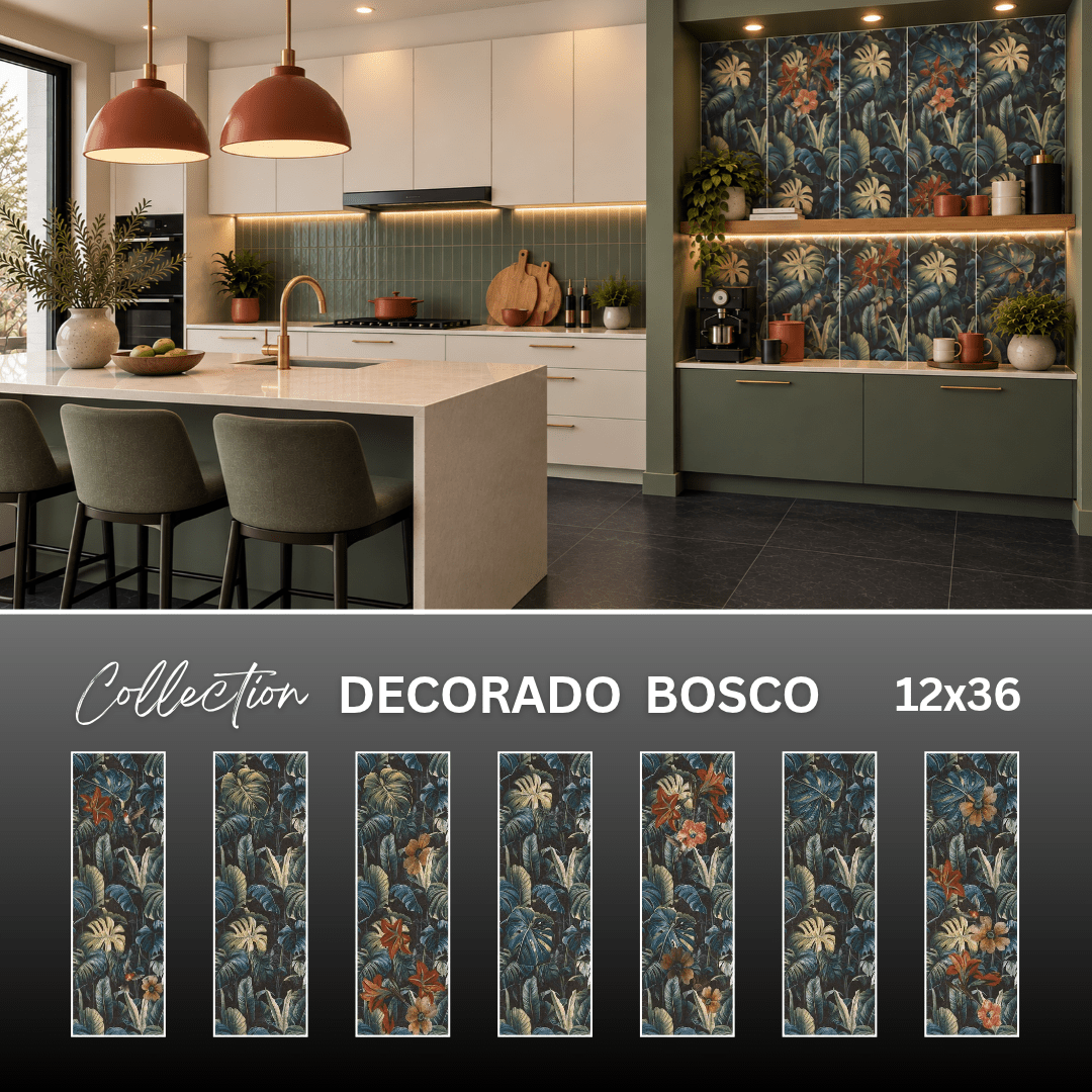 Decorado bosco collection - ceramic wallpaper look