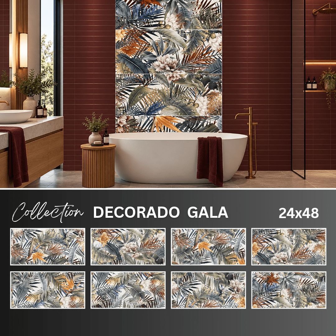 Decorado gala collection - Céramique effet papier peint - Céramique l'Entrepôt