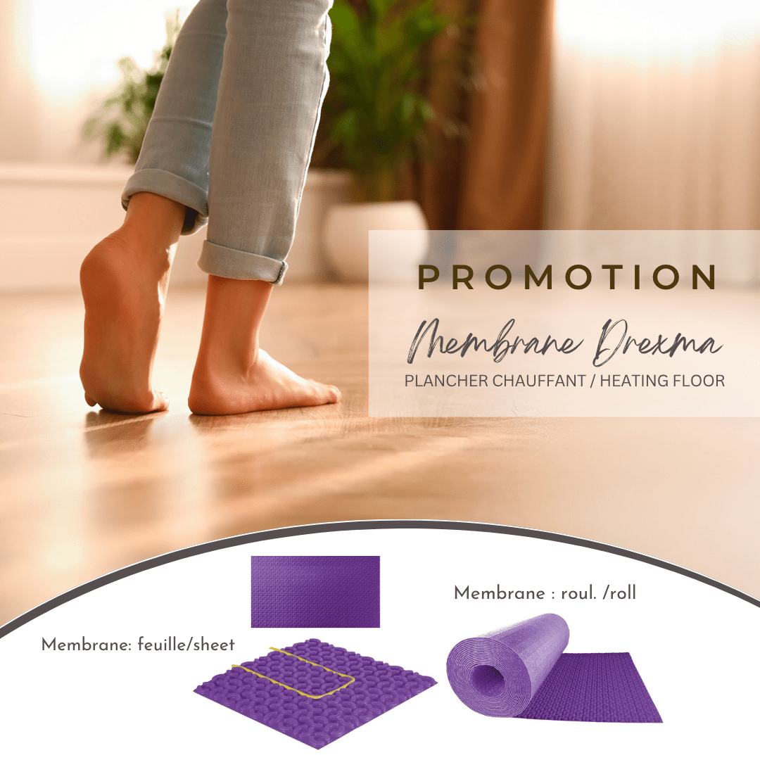 Drexma collection - heating floor membrane in promotion