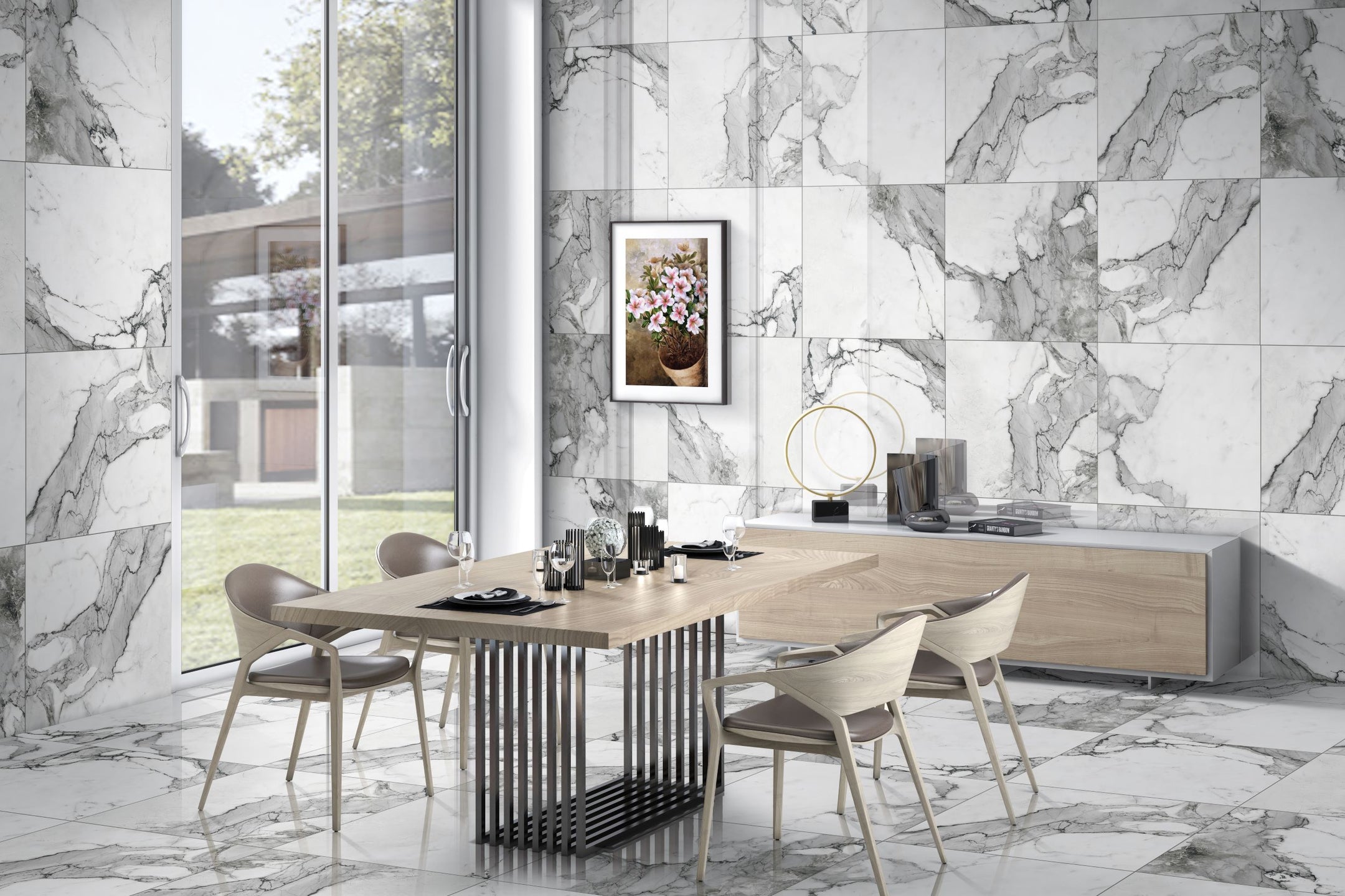 Ponce collection - ceramic marble look