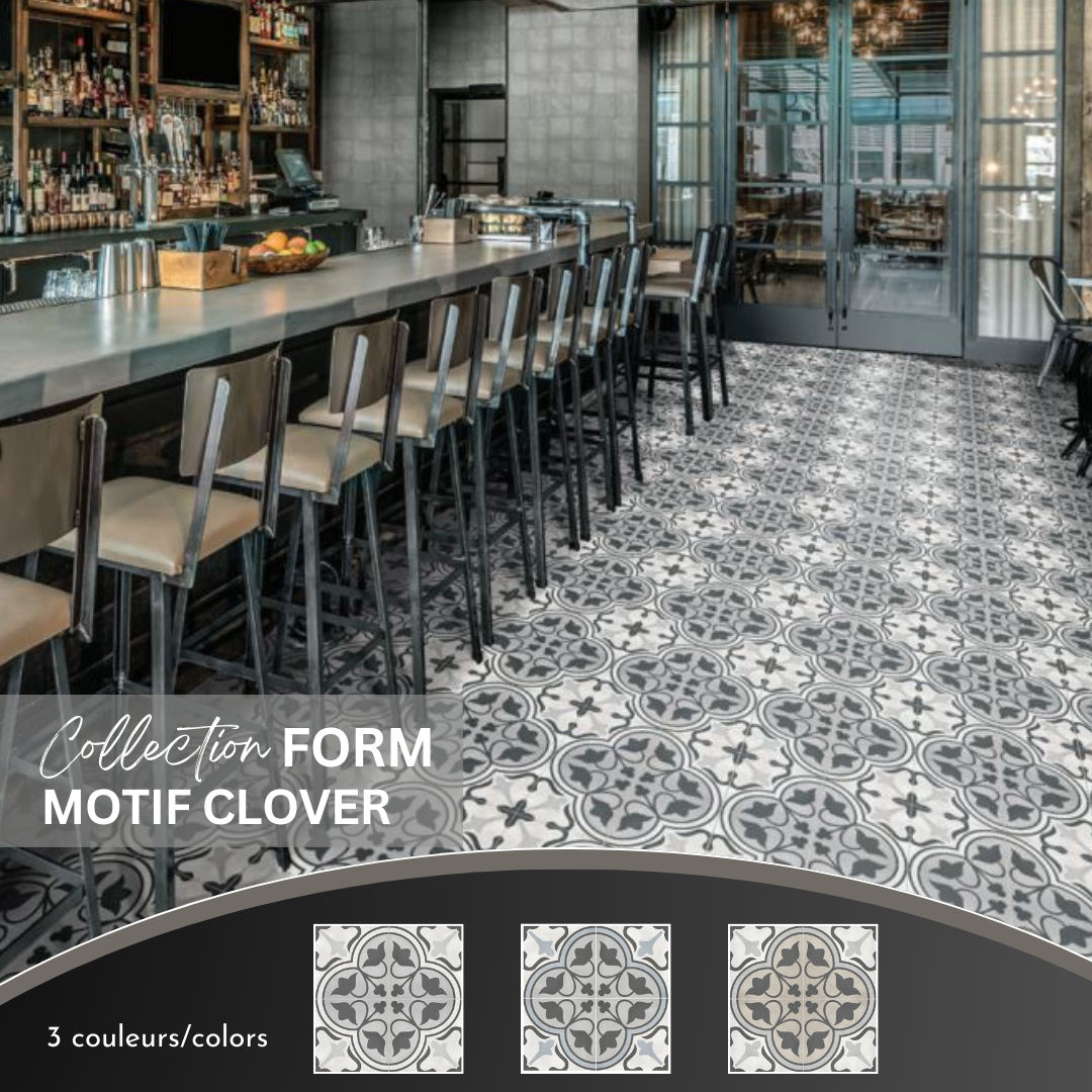 Form collection - clover pattern tile