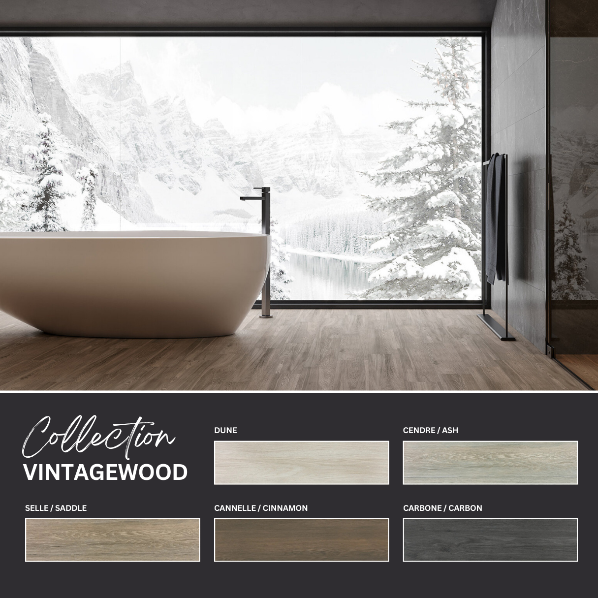 Vintagewood collection - ceramic wood look