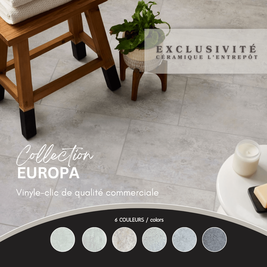 Europa collection - Vinyle-Clic - Céramique l'Entrepôt