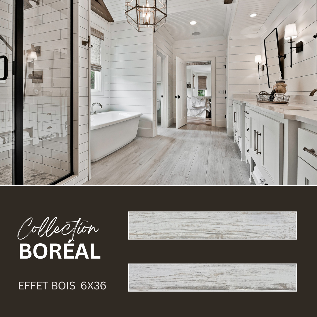 Boréal collection - Céramique effet bois