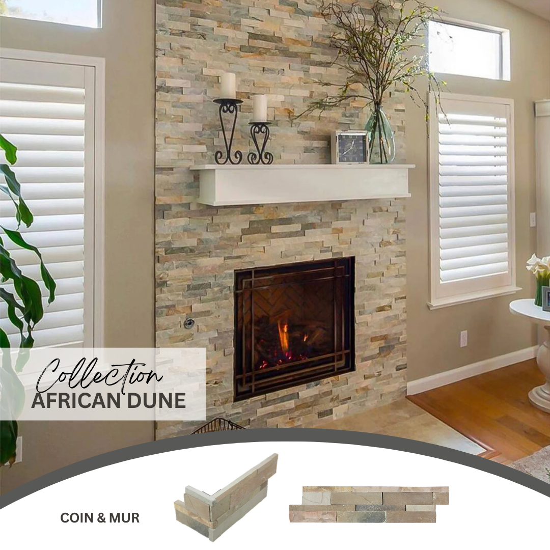 Ledger stone collection - pierre murale african dune