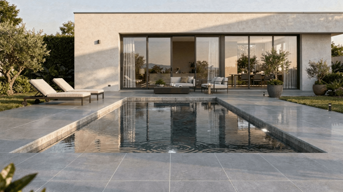 Firenze grigio - Porcelaine extérieure - Céramique l'Entrepôt
