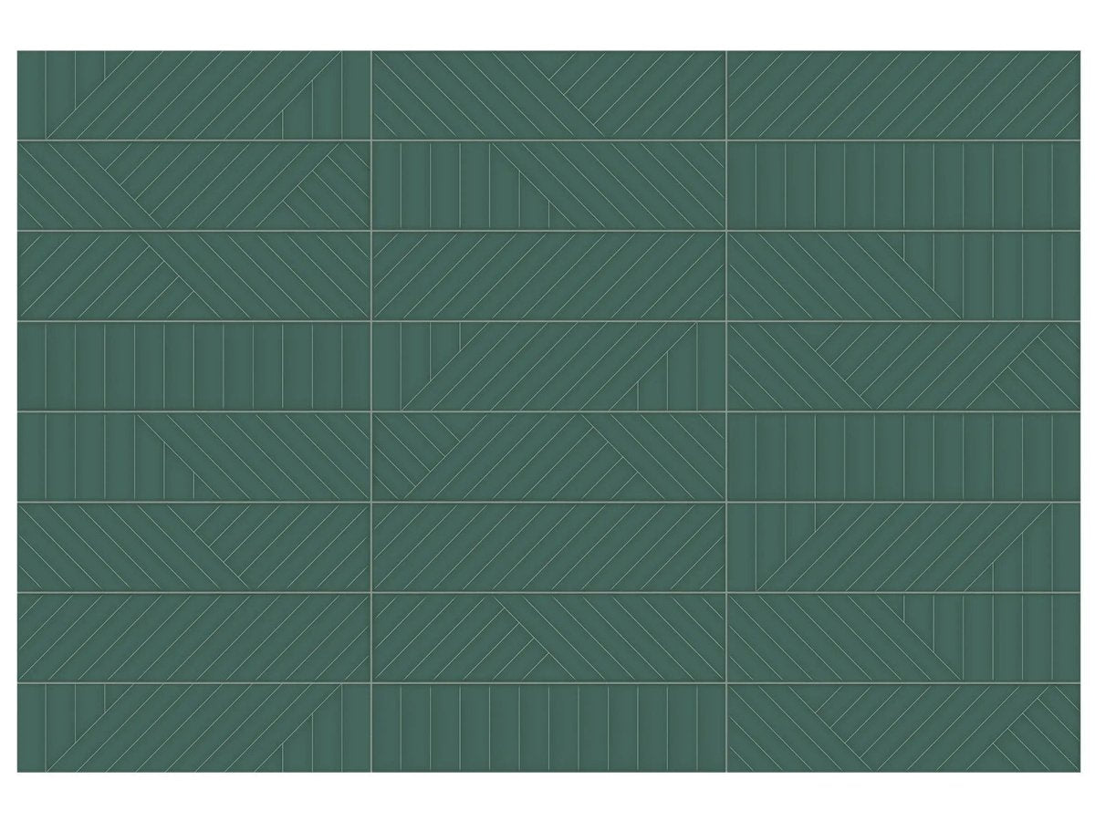 Geometra collection - Tuile murale 3x12 texturée - Céramique l'Entrepôt
