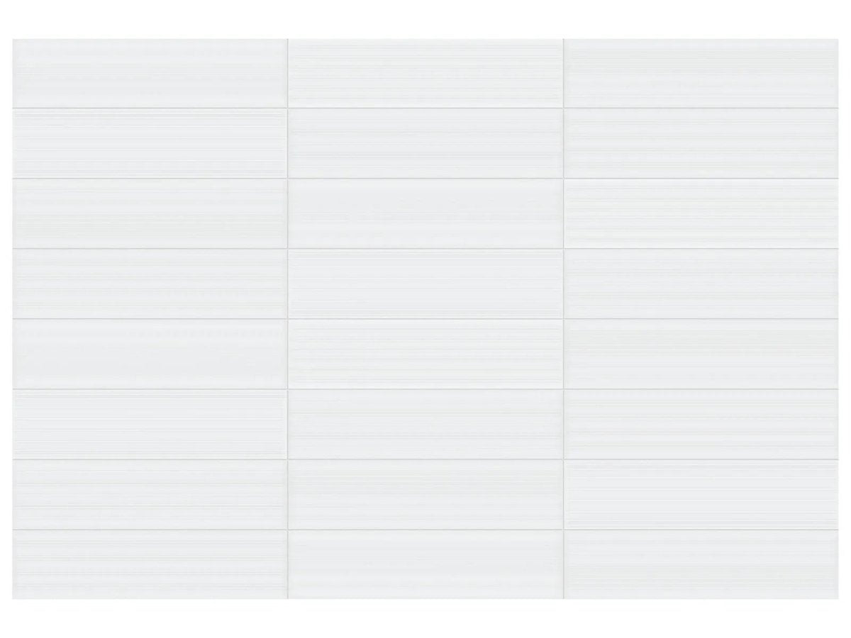 Geometra collection - Tuile murale 3x12 texturée - Céramique l'Entrepôt