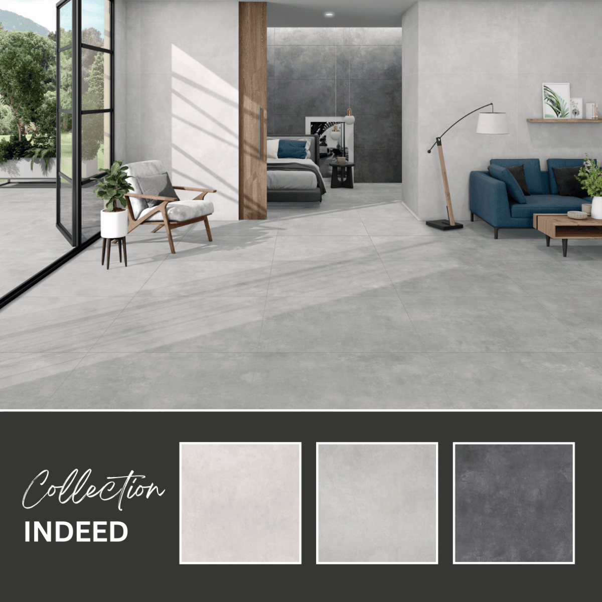 Indeed collection - Céramique effet béton