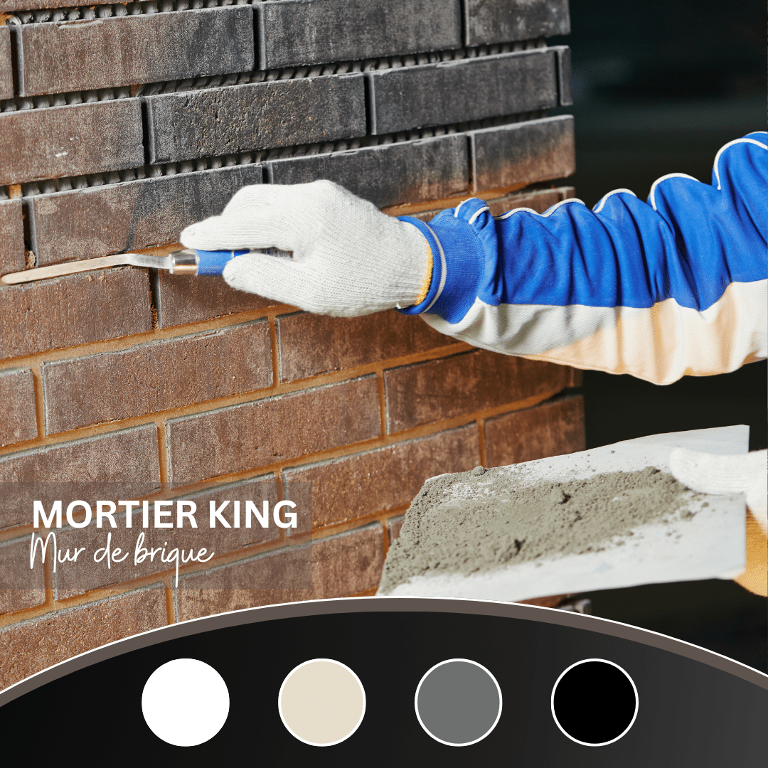 King - Mortier à joint pour mur de brique