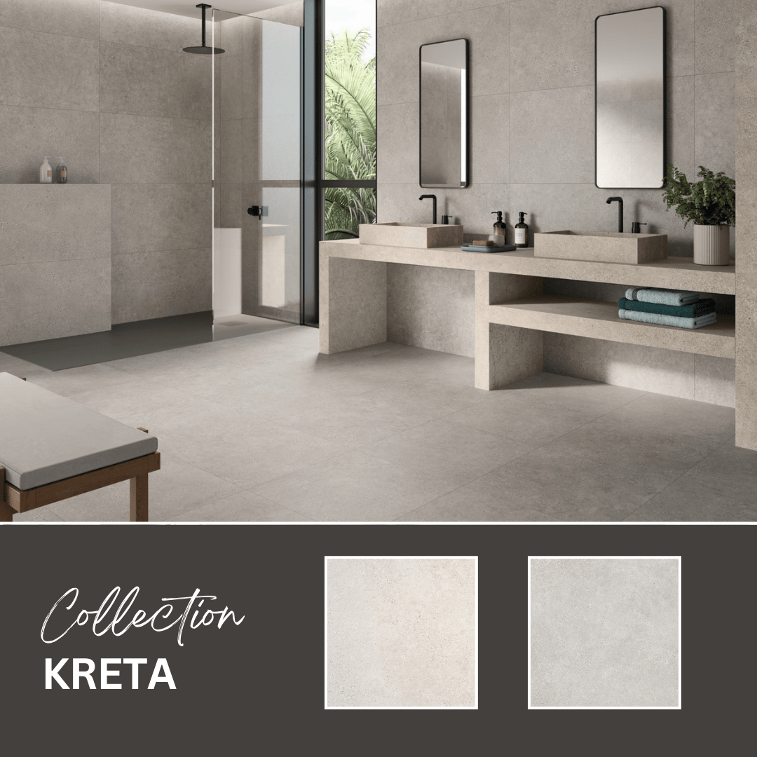Kreta collection - Céramique effet pierre/béton