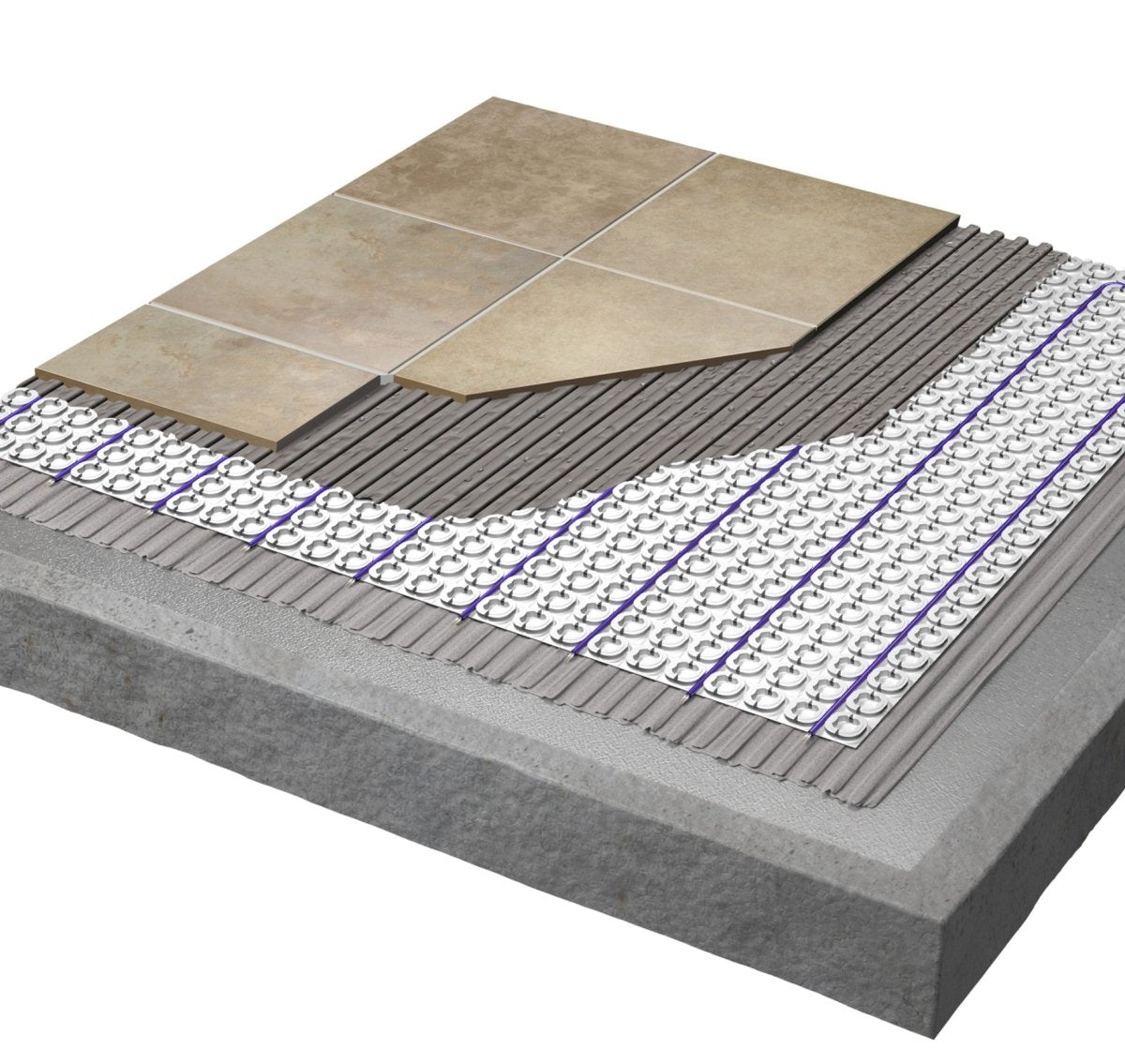 Laticrete collection - Membrane pour plancher chauffant en promotion - Céramique l'Entrepôt