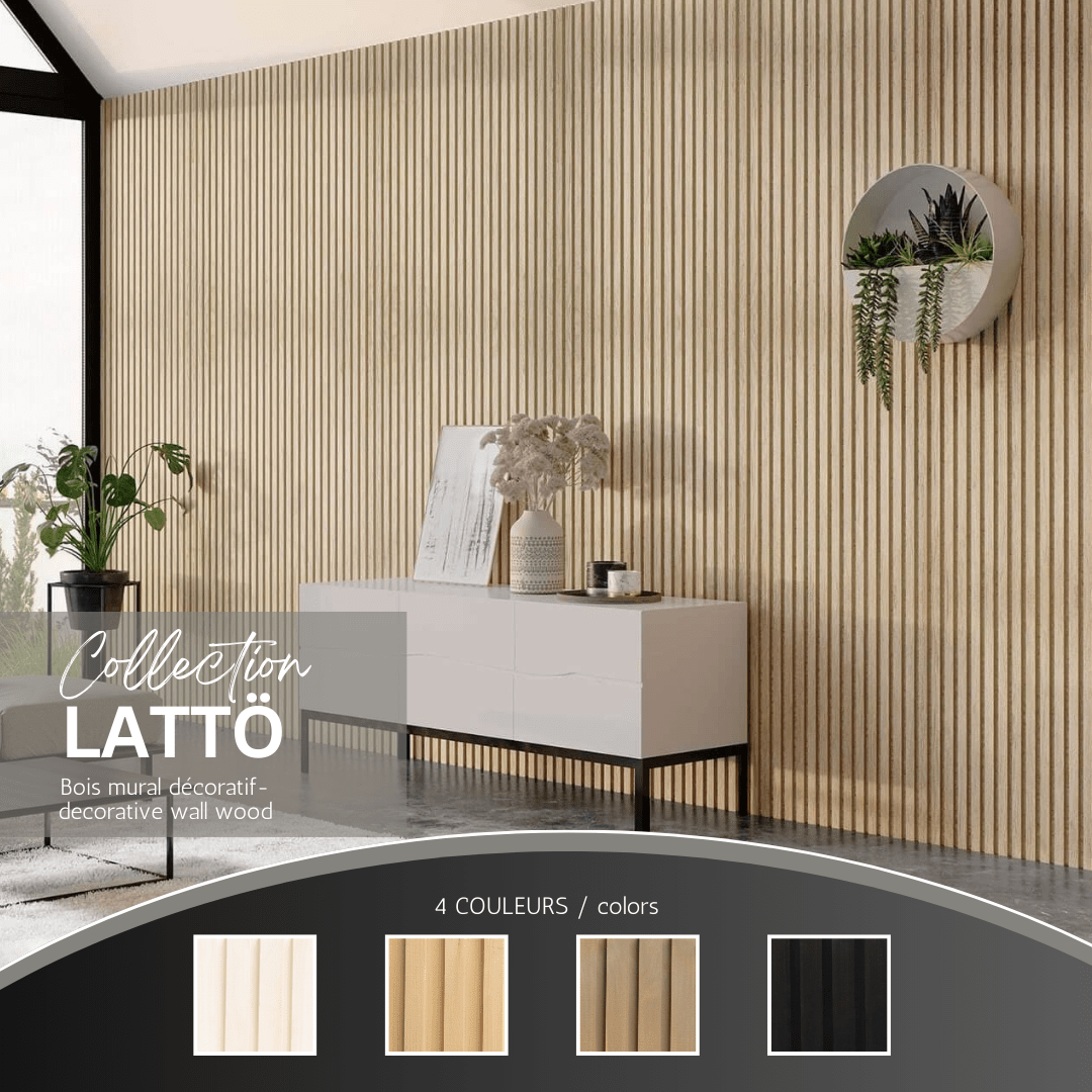 Lattö collection - Bois mural décoratif