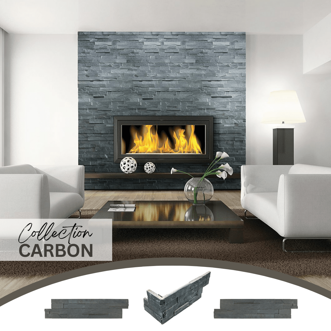 Ledger stone collection - Pierre murale carbon