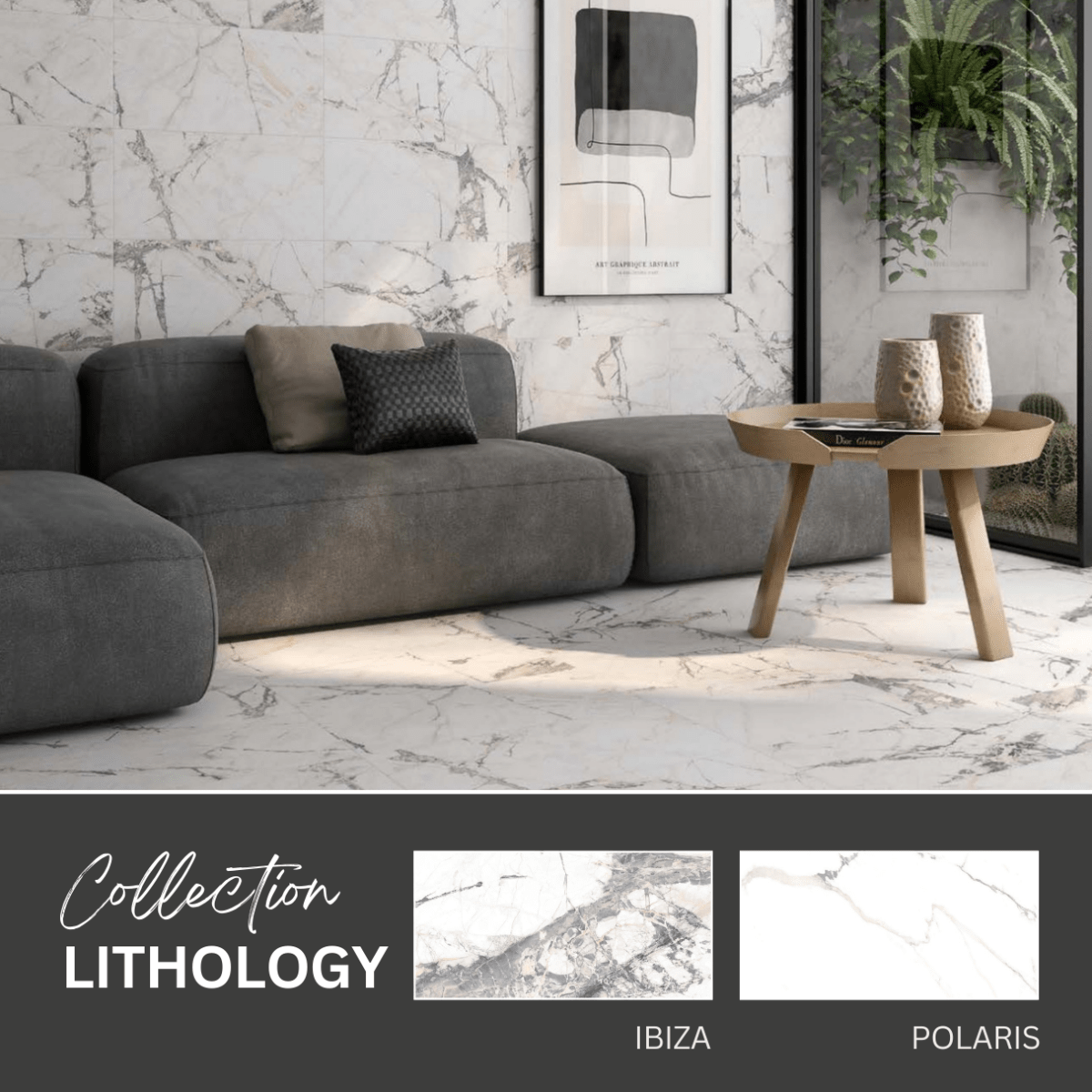 Lithology collection - Céramique effet marbre - Céramique l'Entrepôt