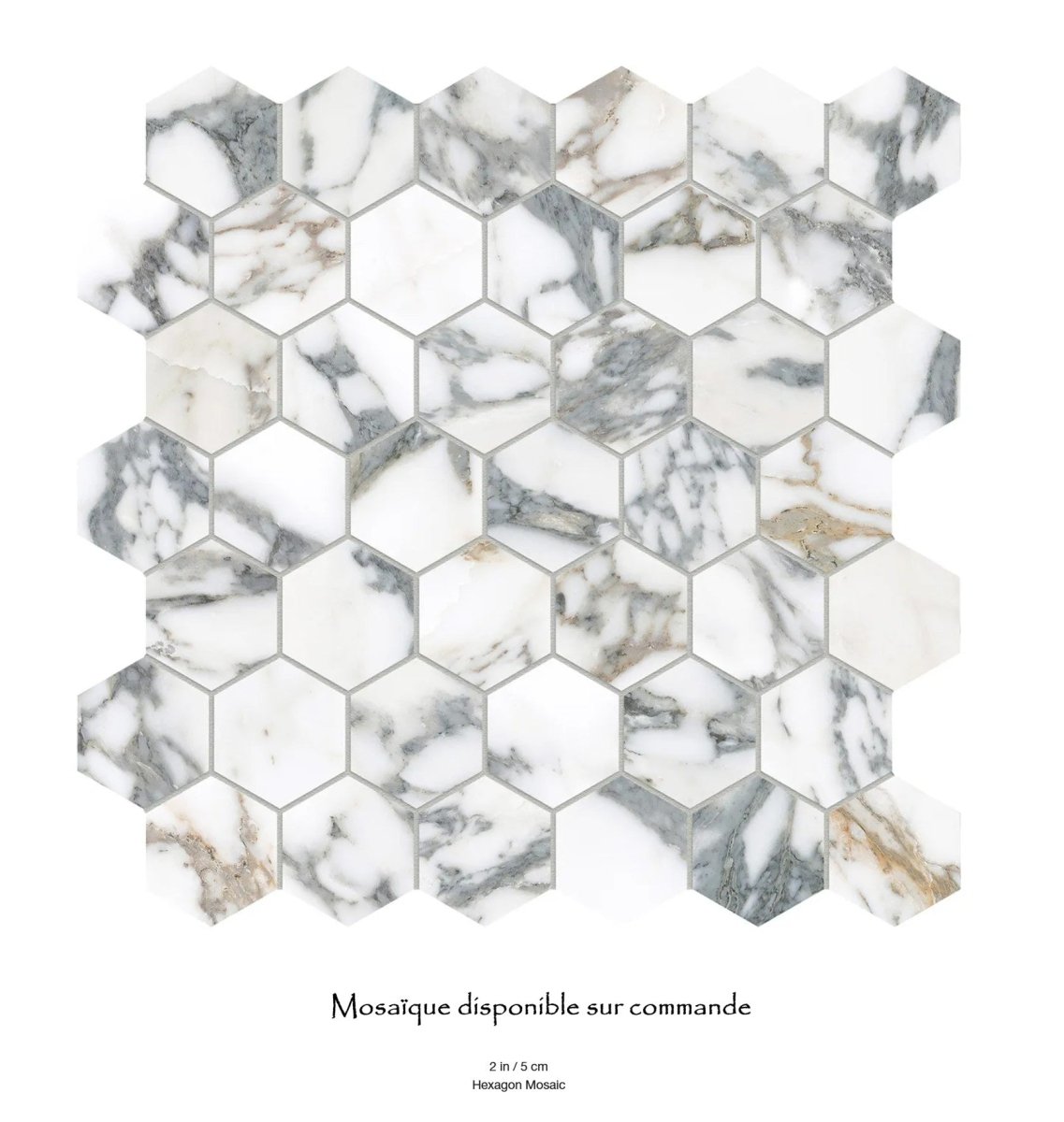 Majesto collection - Céramique effet marbre arabescato cochia - Céramique l'Entrepôt