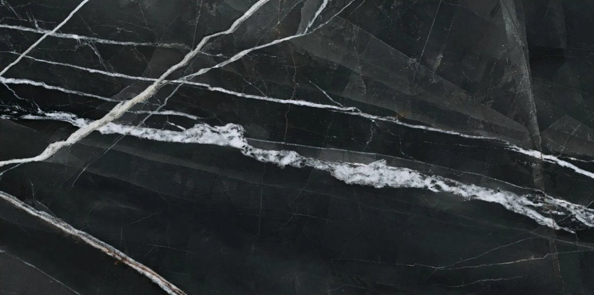 Majesto collection - Céramique effet marbre calacatta noir - Céramique l'Entrepôt