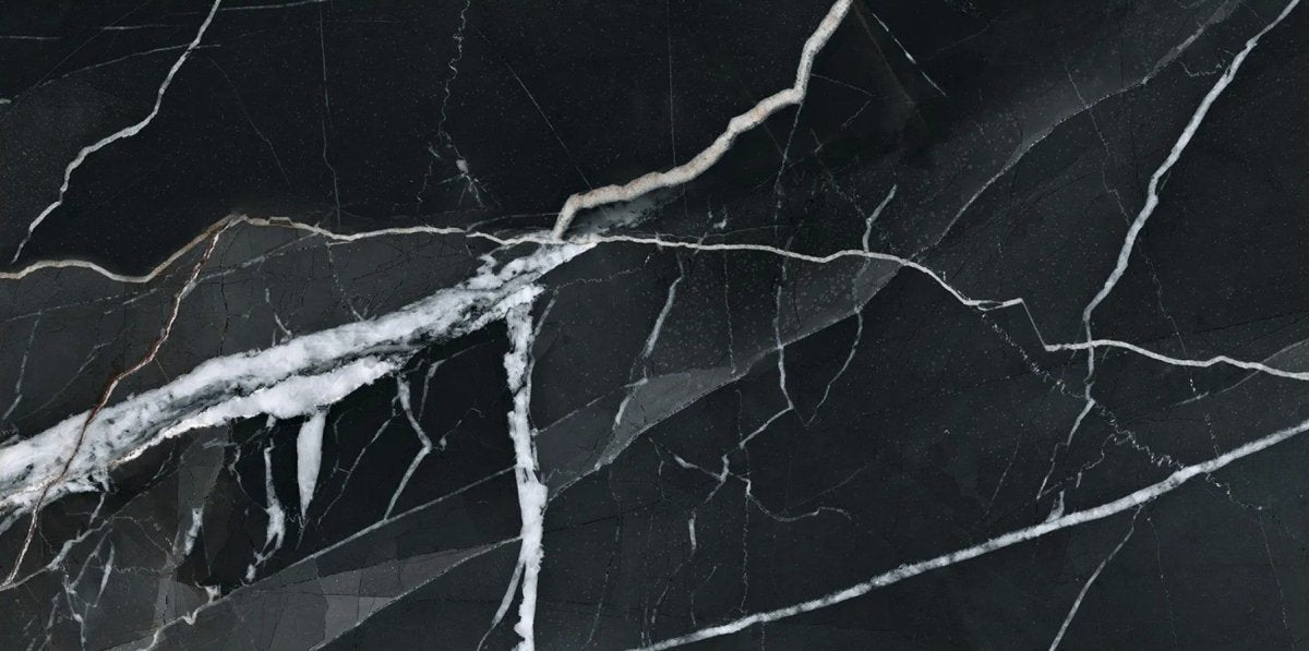 Majesto collection - Céramique effet marbre calacatta noir - Céramique l'Entrepôt