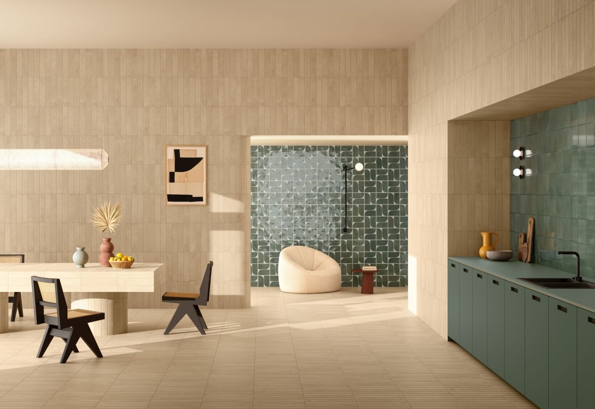 Manufatti collection - Tuile murale & plancher 3x16 & 8x8 - Céramique l'Entrepôt