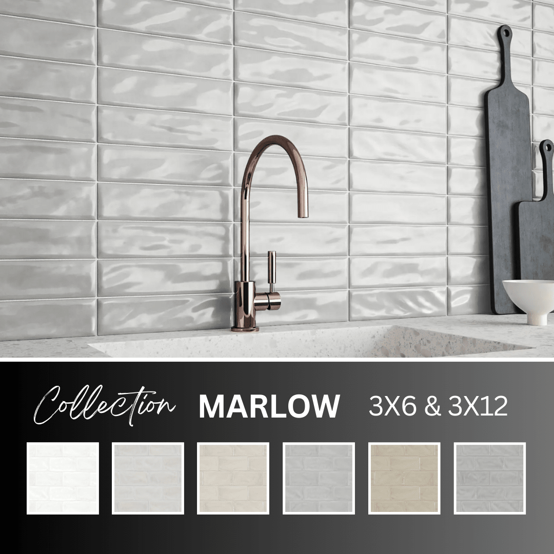 Marlow collection - Tuile murale 3x6 & 3x12 - Céramique l'Entrepôt