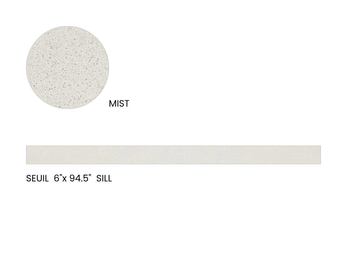 Marmiline collection - Seuil & bordure en pierre - Céramique l'Entrepôt
