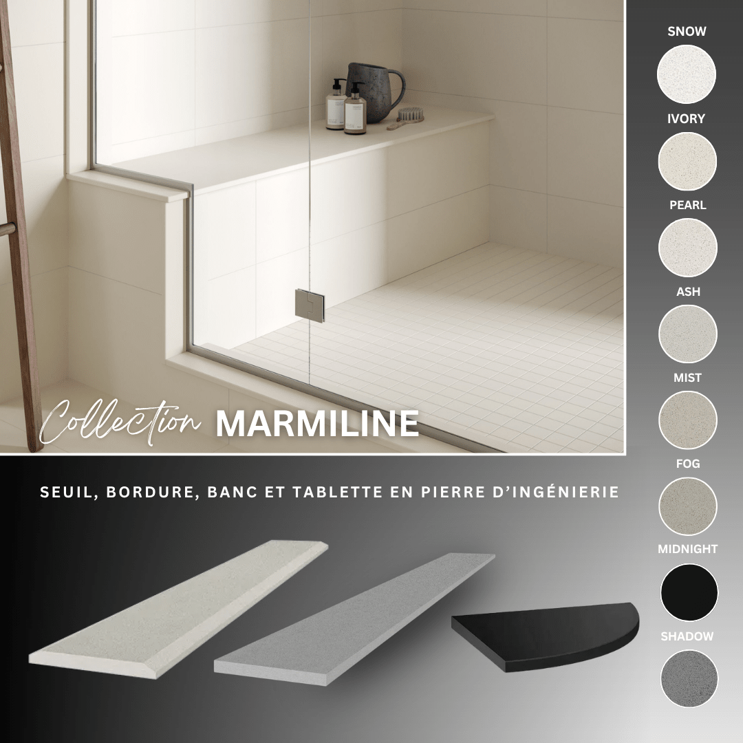 Marmiline collection -  Seuil & bordure en pierre