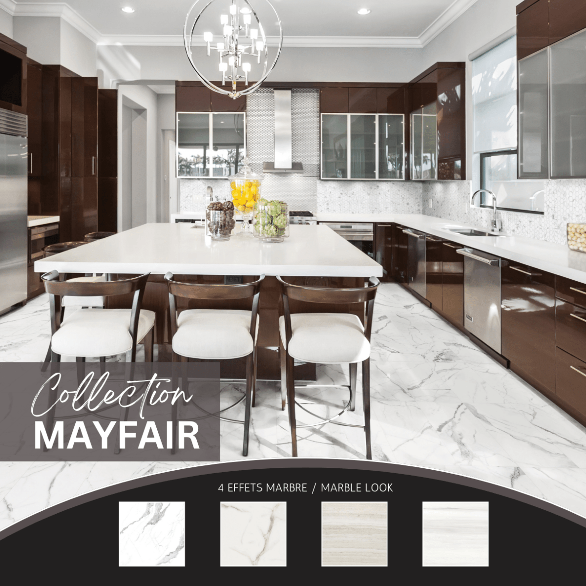 Mayfair collection - Céramique effet marbre