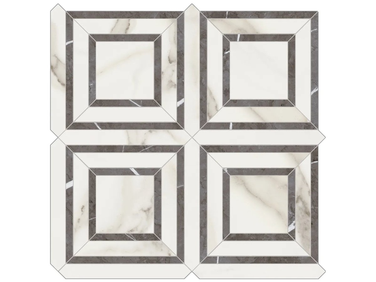 Mayfair collection - Mosaïque effet marbre - Céramique l'Entrepôt