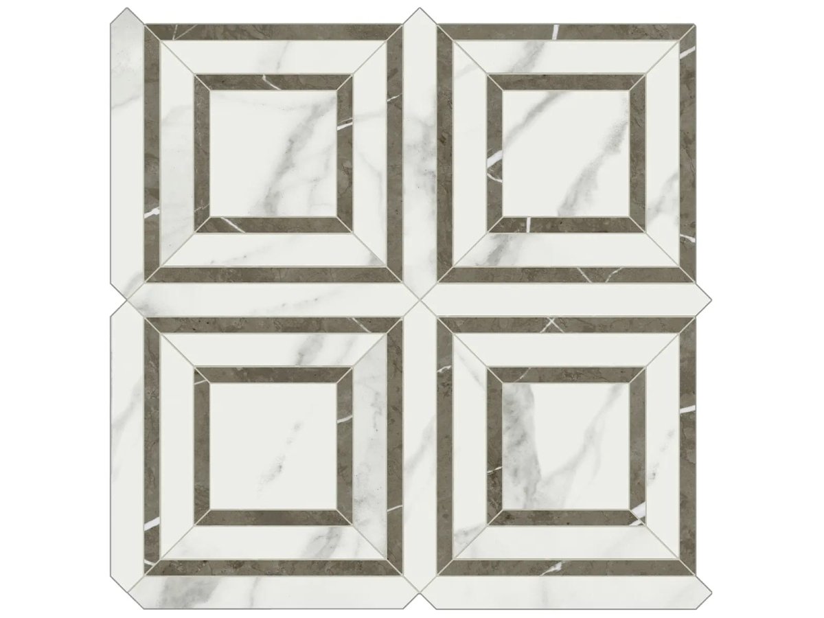 Mayfair collection - Mosaïque effet marbre - Céramique l'Entrepôt