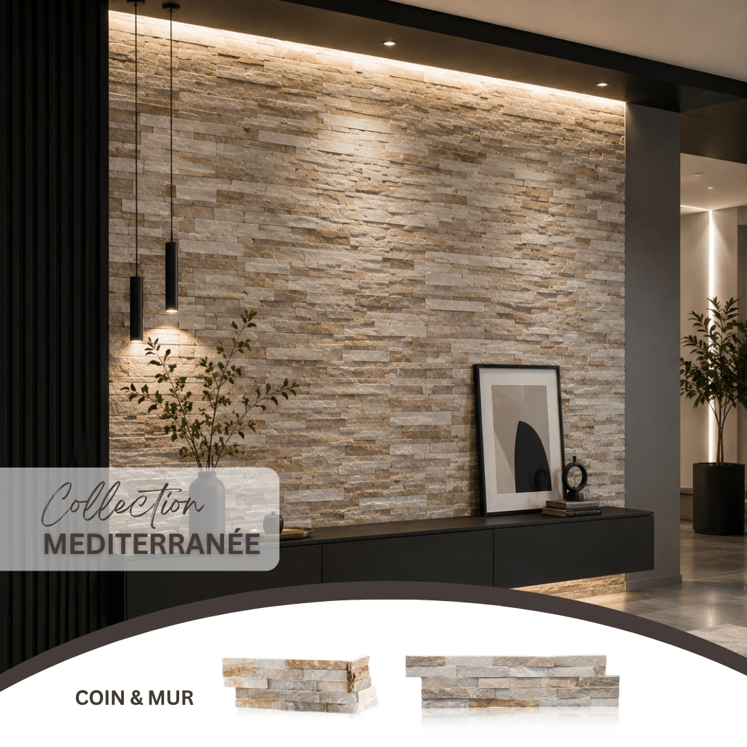 Mediterranée collection - Pierre murale