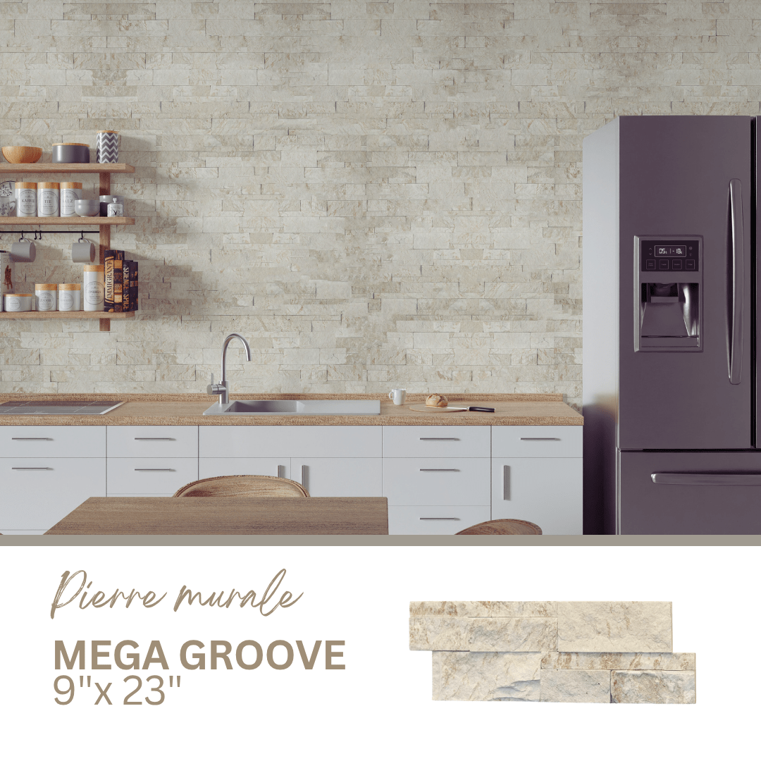 Mega groove collection - Pierre murale