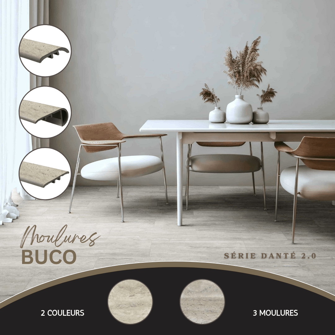 Moulure danté - Pour vinyle buco
