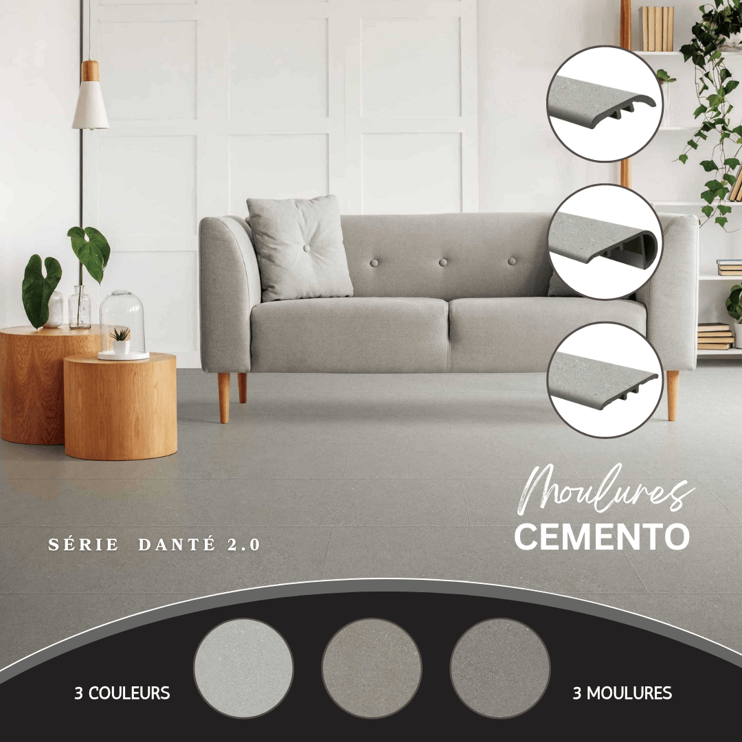 Moulure danté - Pour vinyle cemento