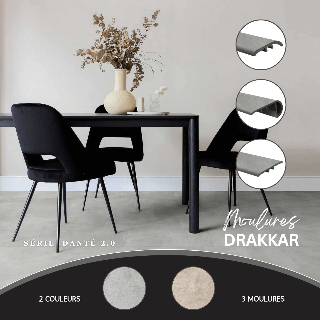 Moulure danté - Pour vinyle drakkar
