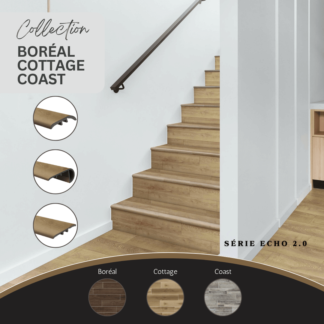 Moulure echo - Pour vinyle boréal, cottage, coast