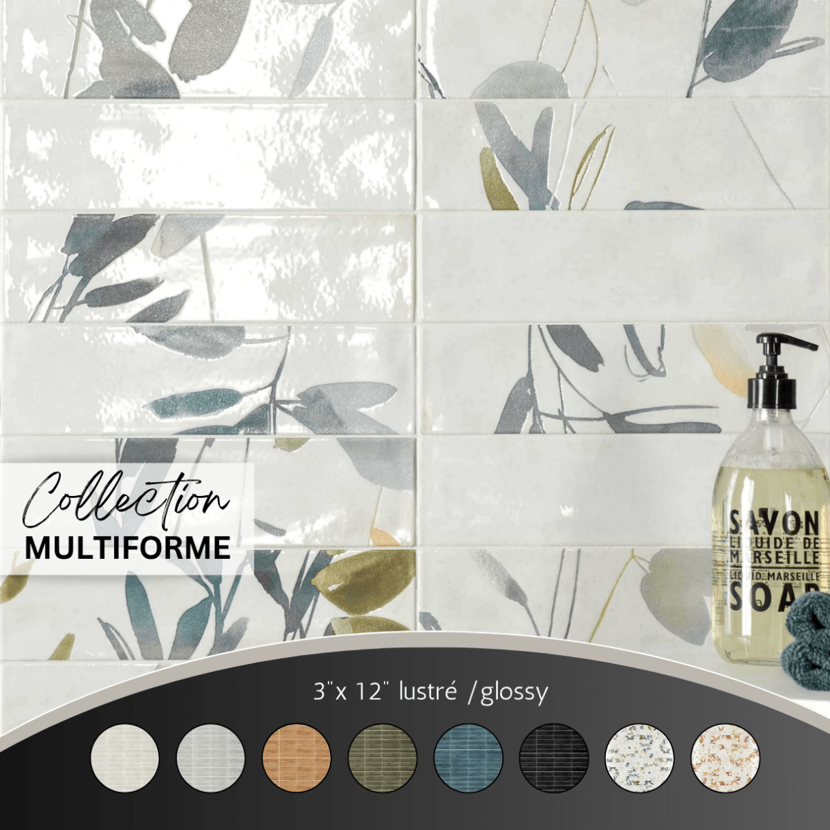 Multiforme collection - Tuile murale 3x12