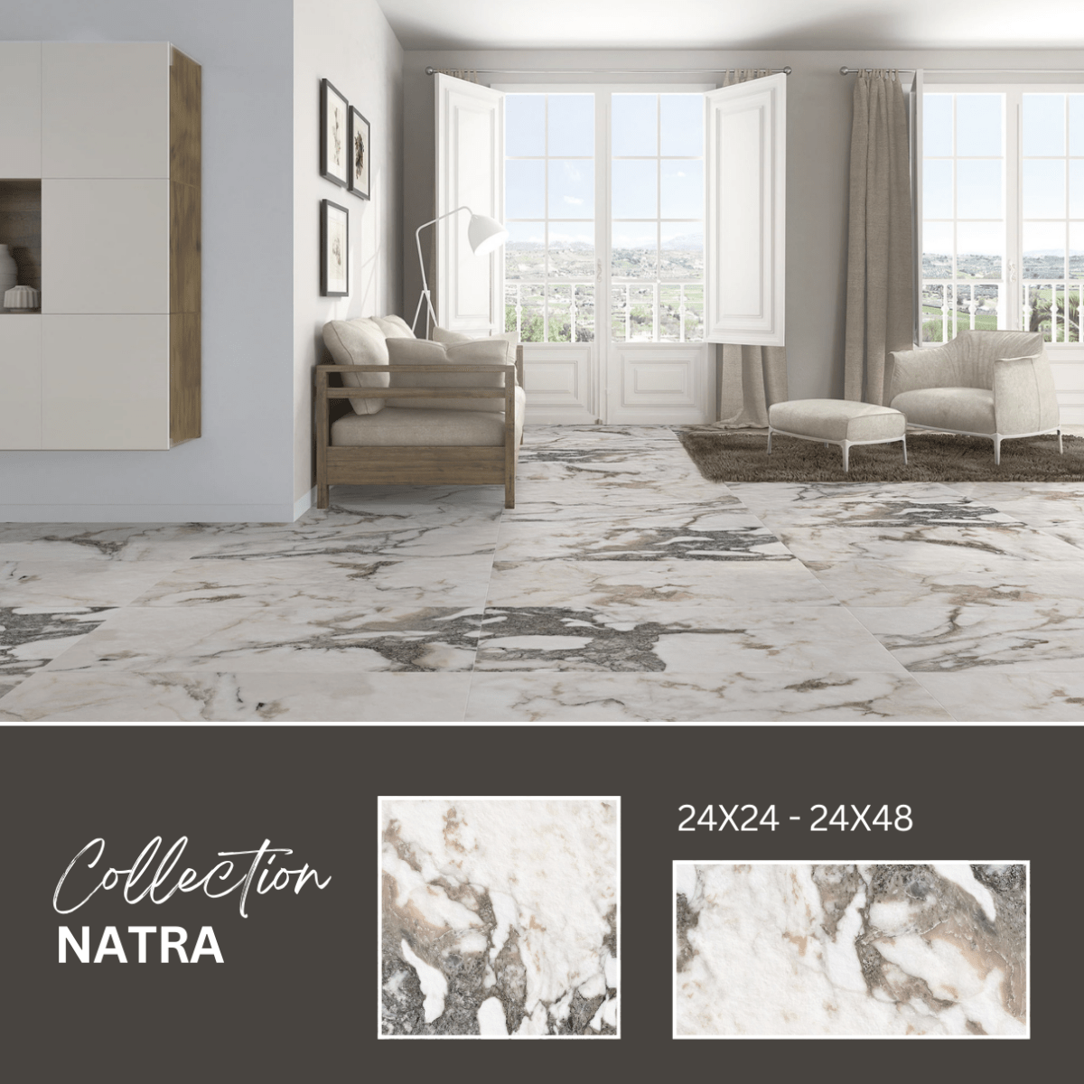 Natra collection - Céramique effet marbre