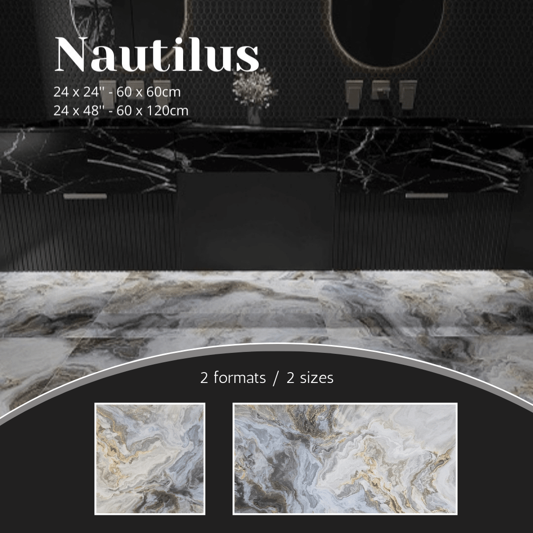 Nautilus collection - Céramique effet pierre - Céramique l'Entrepôt