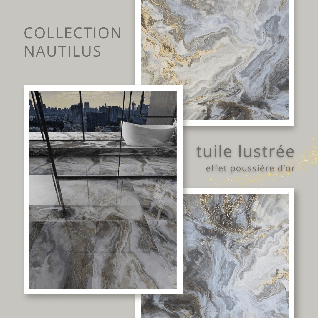 Nautilus collection - Céramique effet pierre - Céramique l'Entrepôt