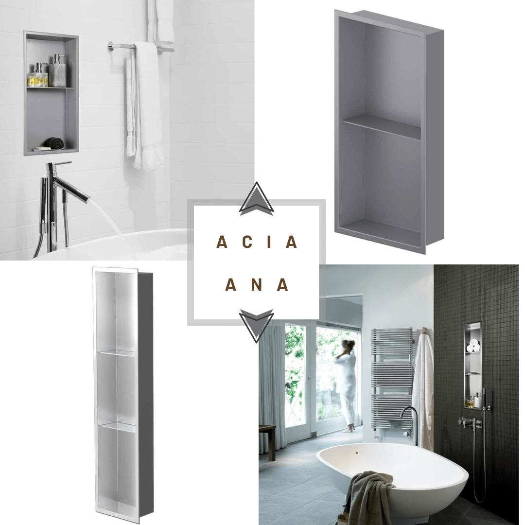 Niche de douche -  Acier inoxydable