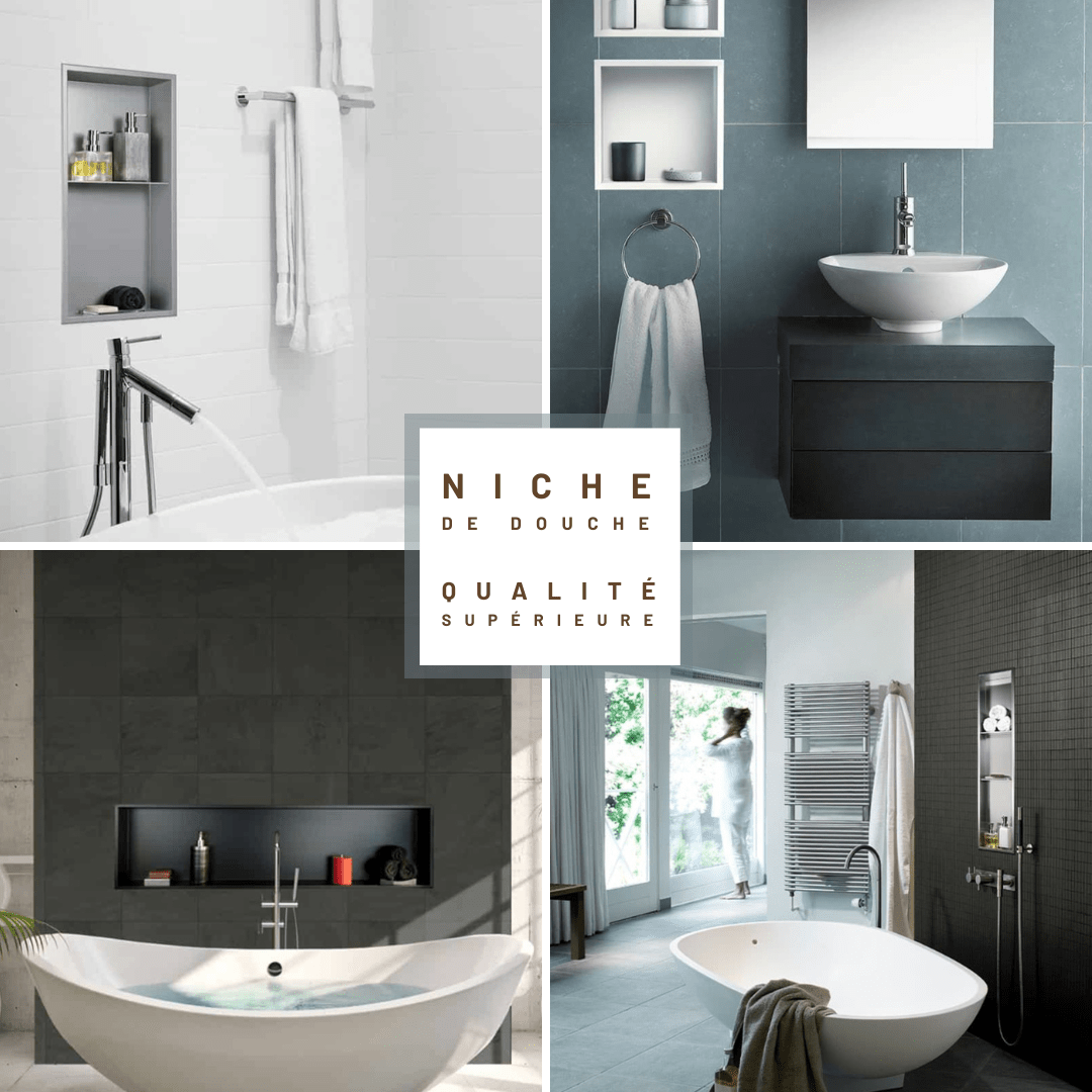 Niche de douche -  Acier inoxydable