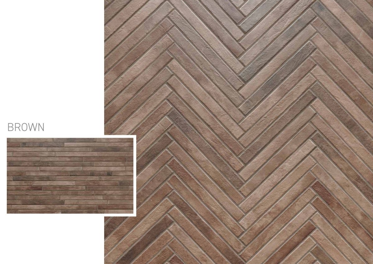 Nolita collection - Céramique effet brique 2x18 - Céramique l'Entrepôt