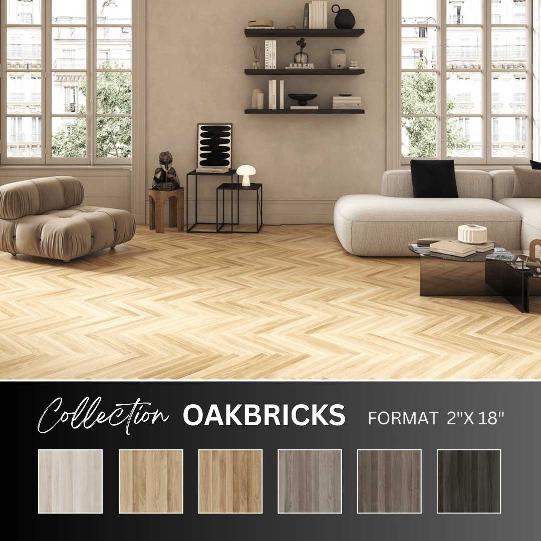 Oakbricks collection - Céramique effet bois