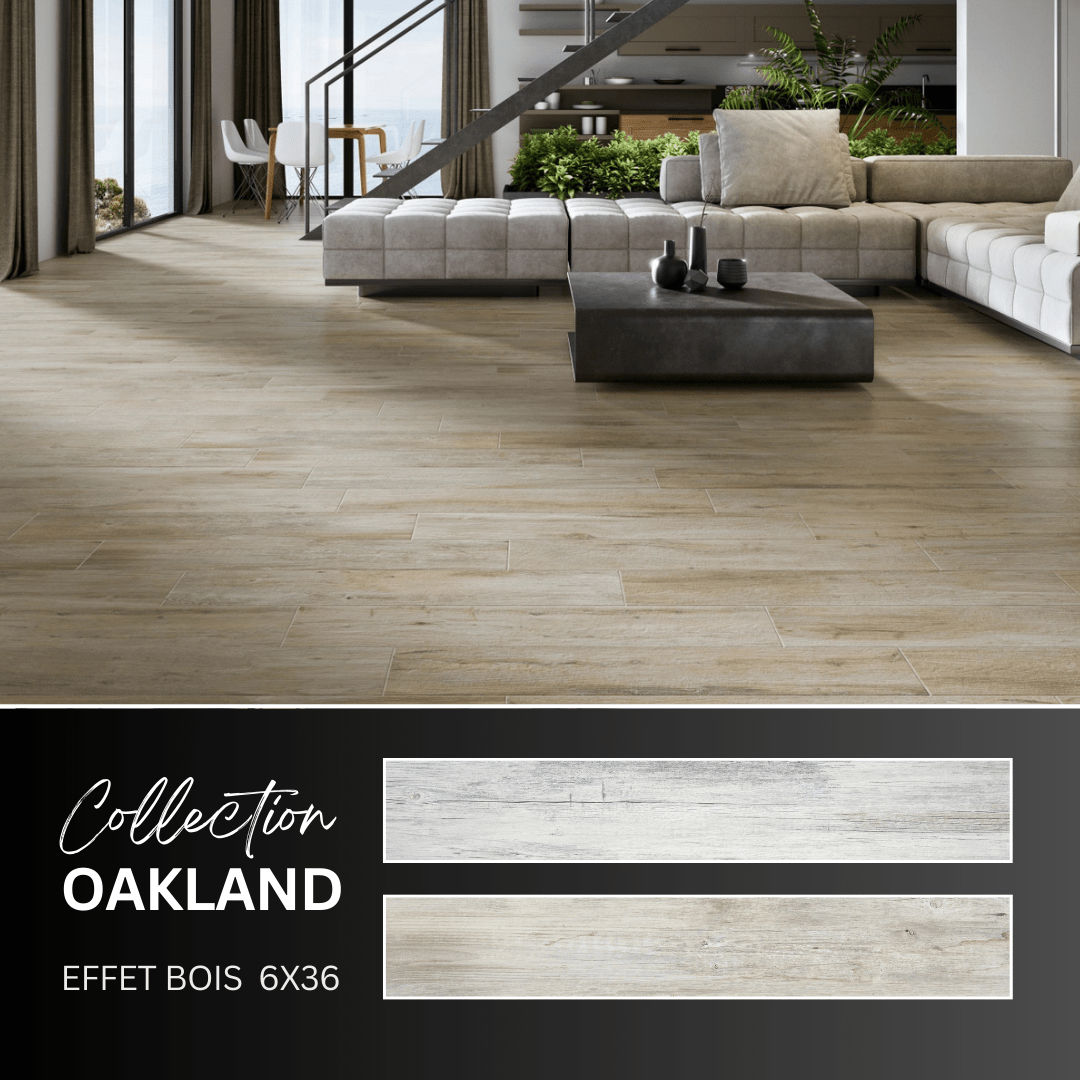 Oakland collection - Céramique effet bois