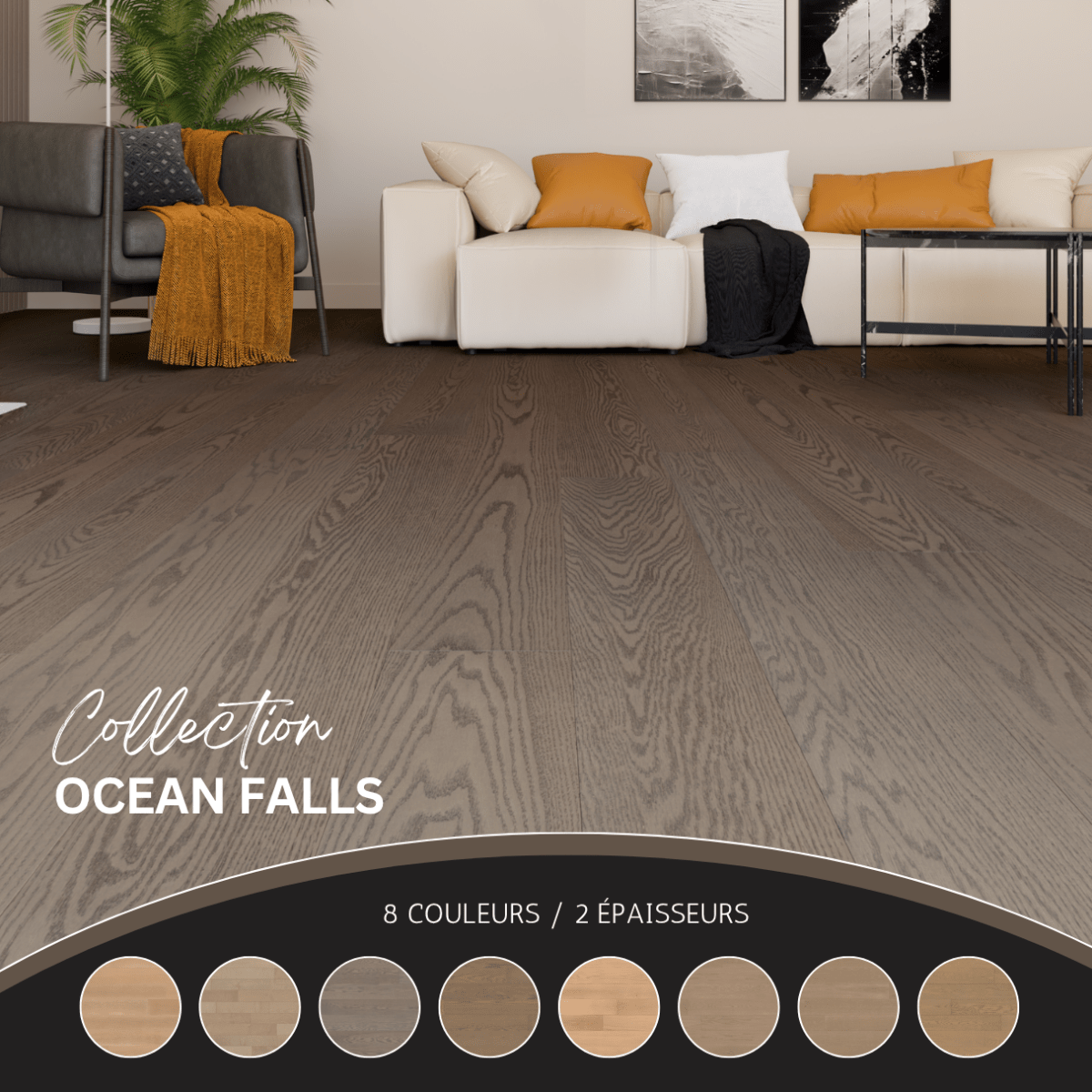 Ocean falls collection - Bois d'ingénierie