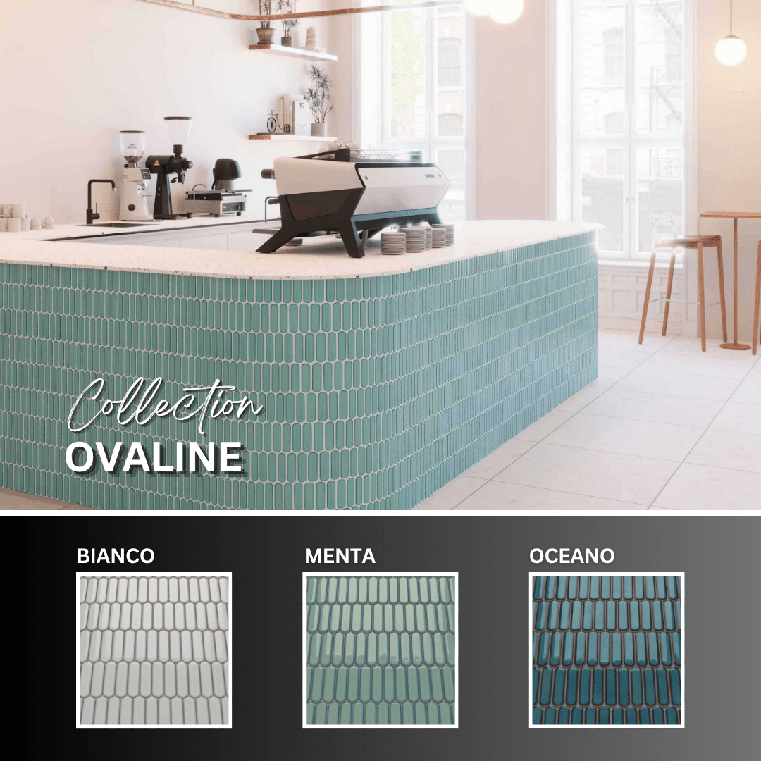 Ovaline collection - Mosaïque ovale allongé