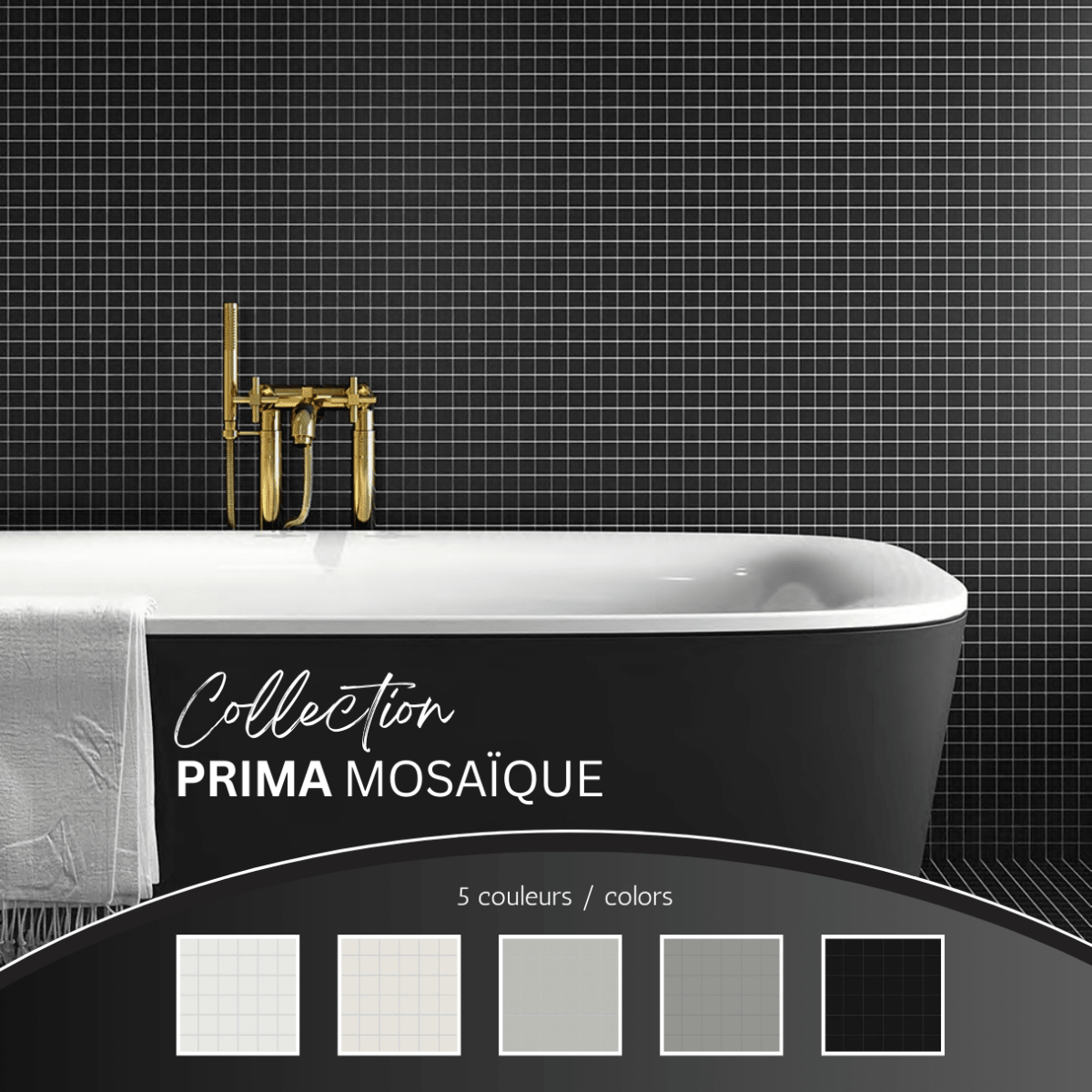 Prima collection - Mosaïque unie